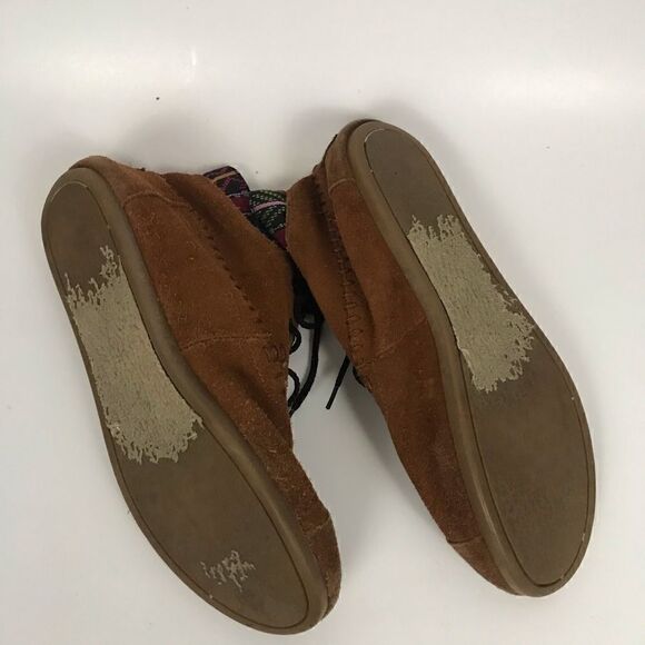 Toms Faux suede lace up moccasins - Picture 8 of 8